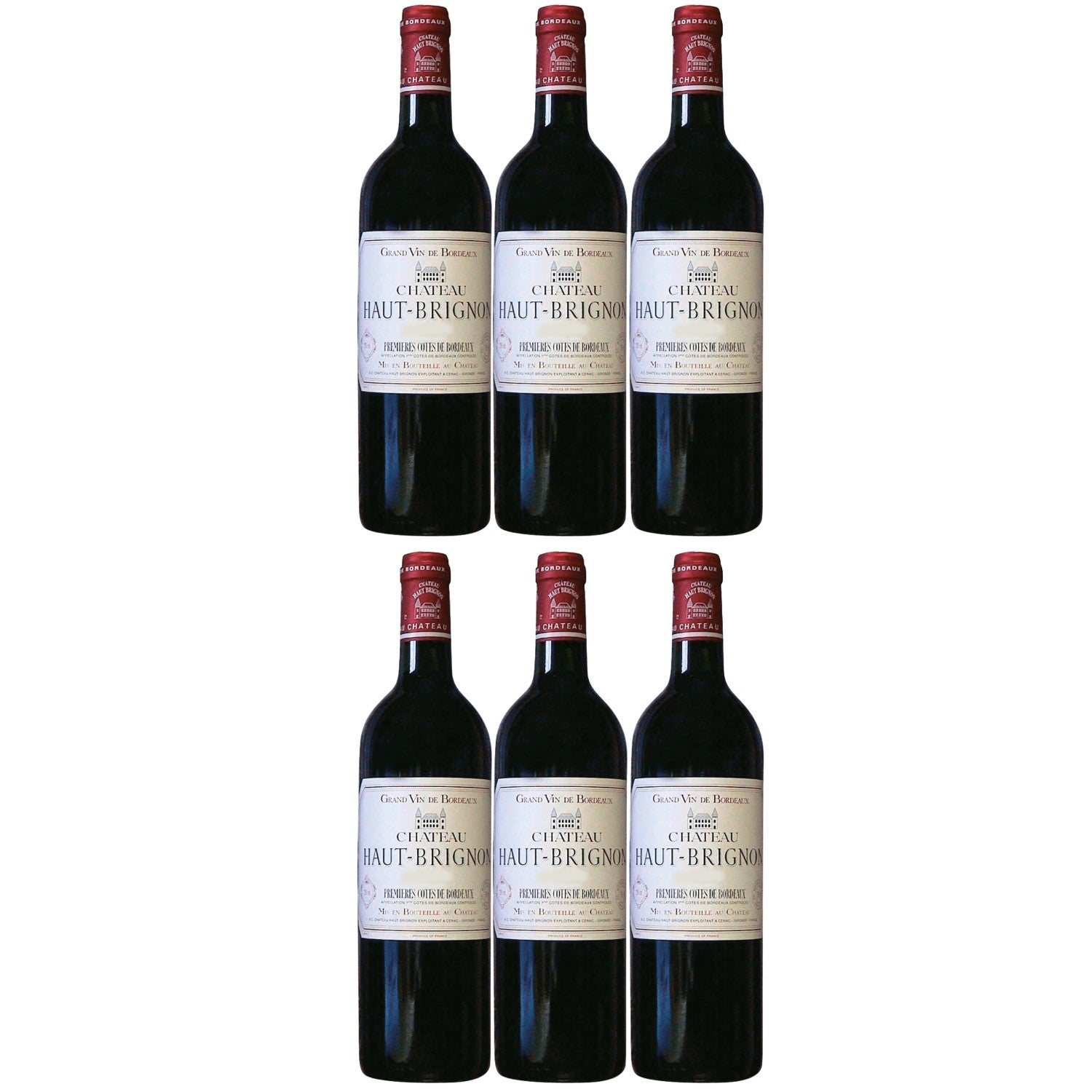 Côtes – de Versanel Rotwein troc Wein Château AOC Haut-Brignon Bordeaux Premières