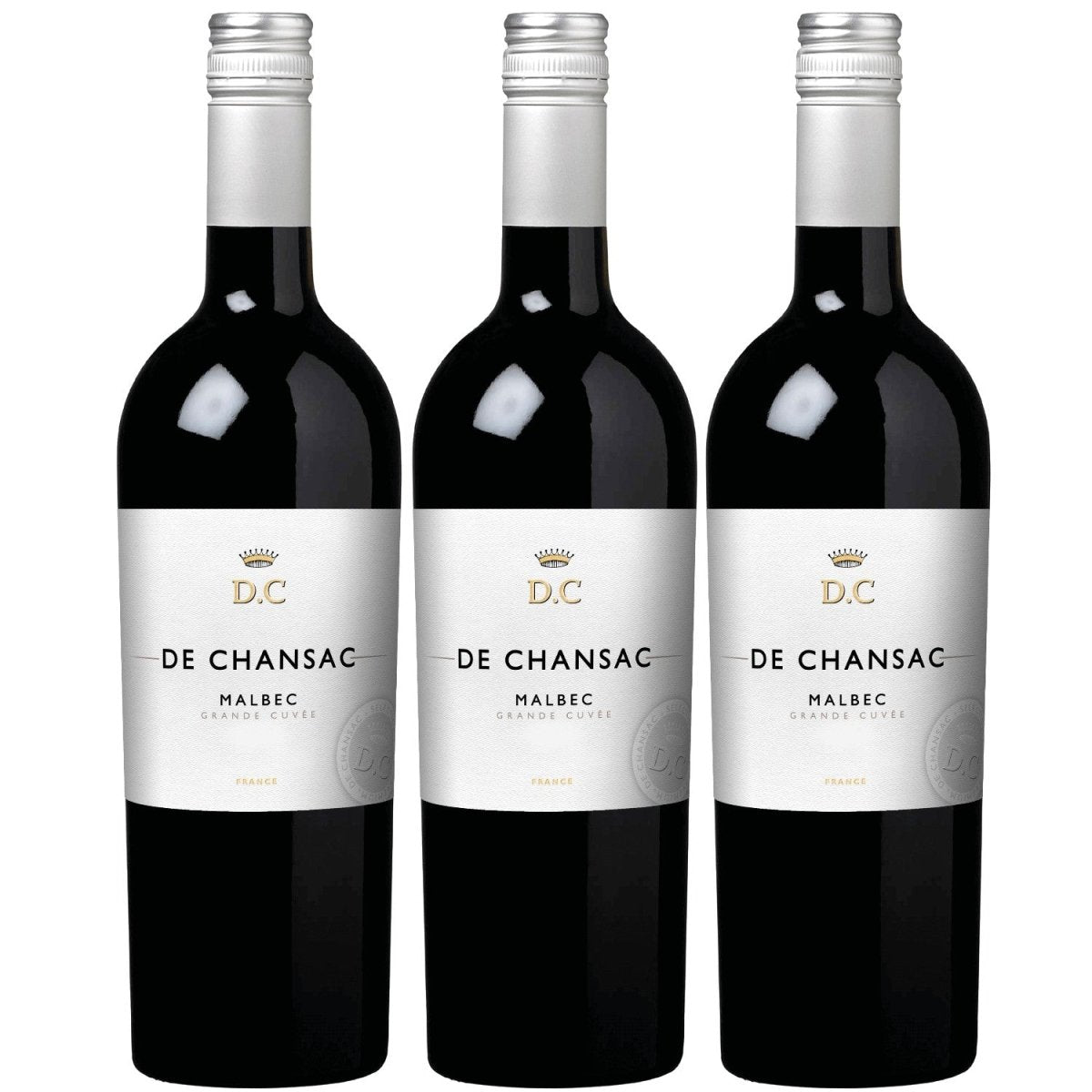 De Chansac Malbec Pays d'Oc IGP Rotwein Wein trocken Frankreich (3 x 0 –  Versanel