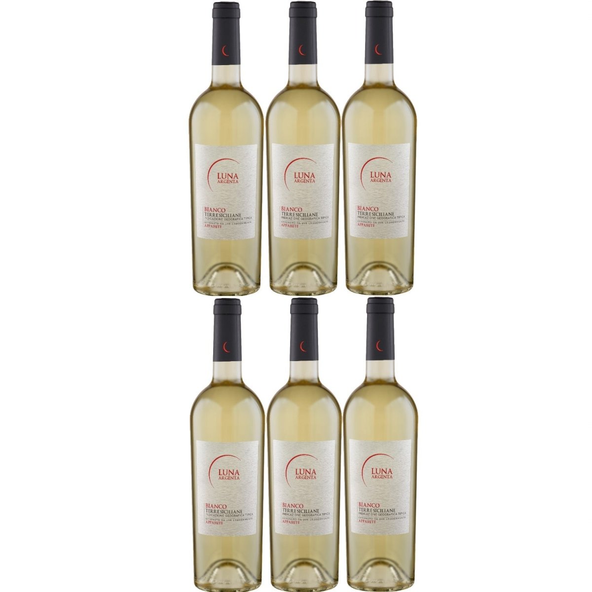 Wein Argenta Bianco halbtrocken – Luna Siciliane Terre IGT Weißwein Versanel Ital