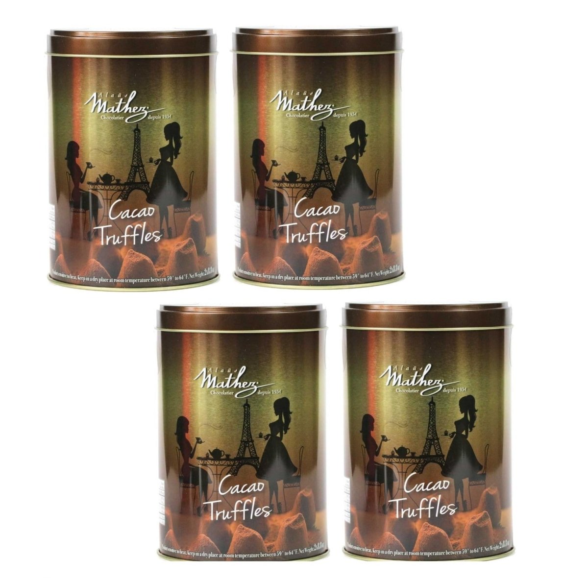 Mathez Chocolatier French Kakao Trüffel (4 x 500g) – Versanel