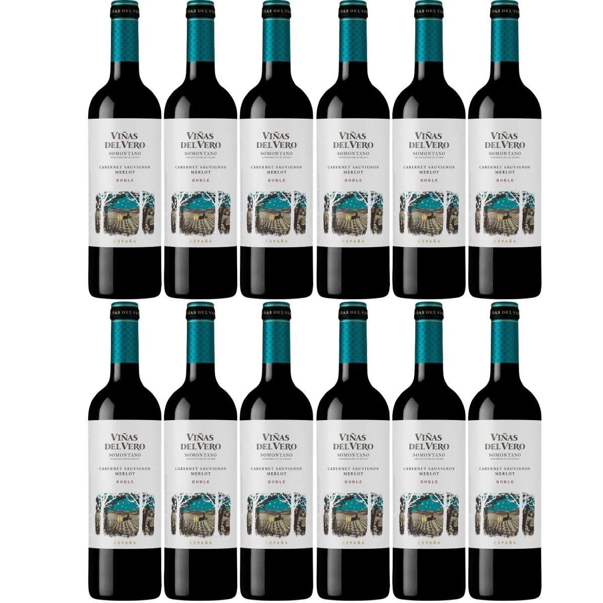 del Versanel Somontano Red Vero – Merlot Spain Sauvignon Wine Cabernet Dry Viñas
