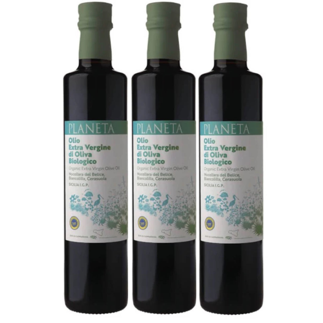 Planeta Natives Olivenöl extra Sicilia I.G.P Kaltgepresst (3 x 0,5l)