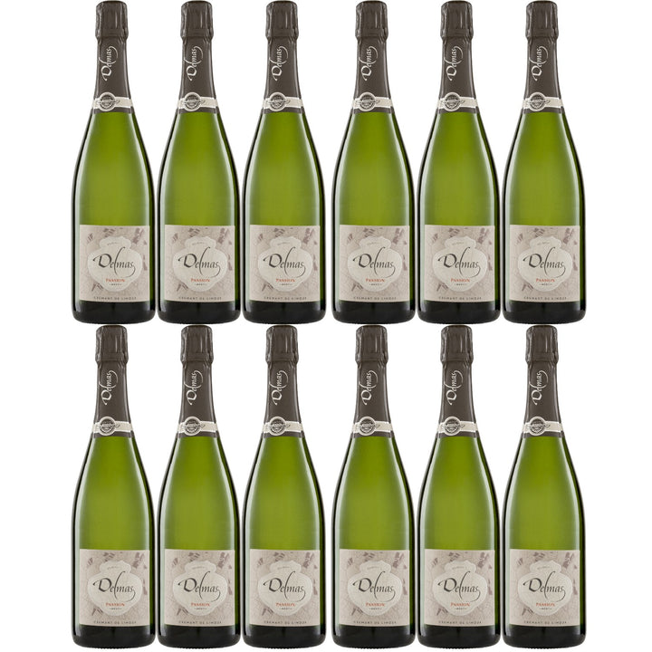 Domaine Delmas Crémant de Limoux Brut AOC Bio Schaumwein Frankreich (12 x 0,75l)