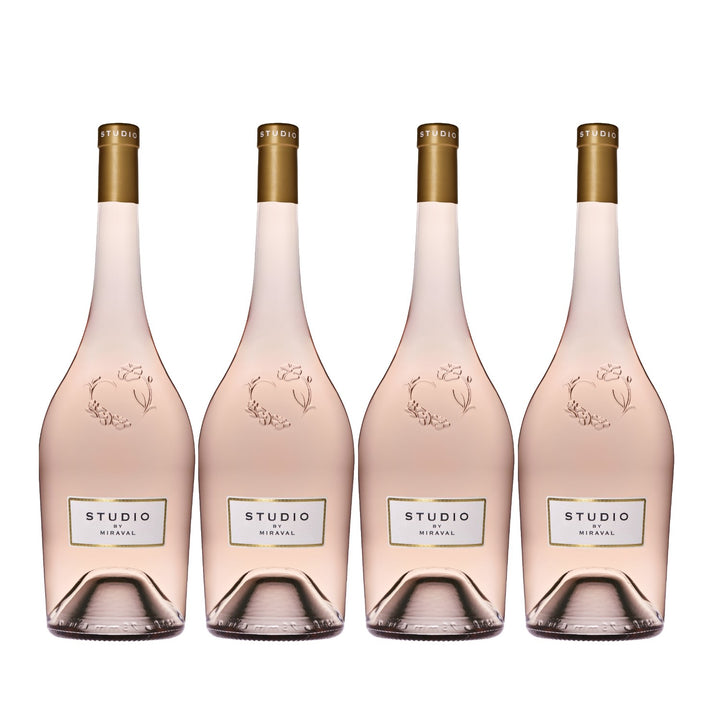 STUDIO by Miraval Rosé Méditerranée IGP Magnum Roséwein Wein trocken Frankreich (4 x 1.5l)