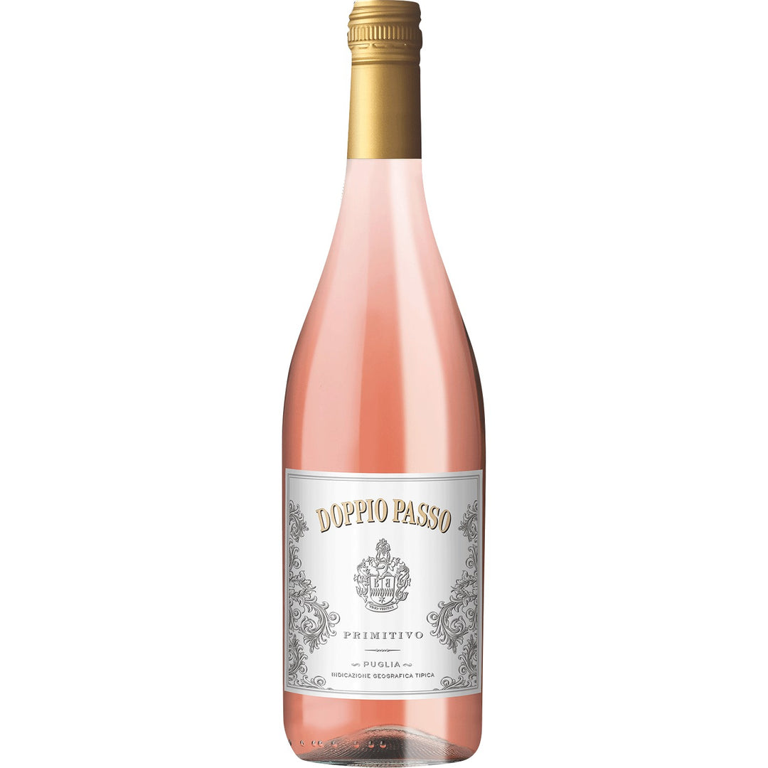 Doppio Passo Primitivo Rosato Puglia rosé wine vegan wine semi-dry IGT Italy (12 x 0.75l)