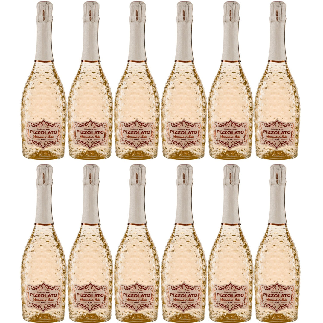 Pizzolato Rosé Spumante Extra Dry M-USE sparkling wine Italy (12 x 0.75l)