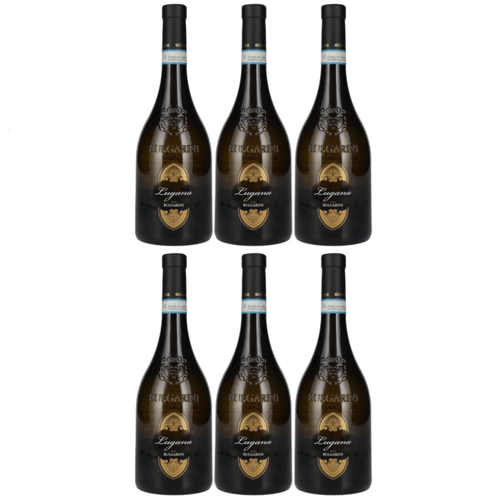 Cantina Bulgarini Lugana trocken Weiss Weißwein Italien (6 x 0,75l)