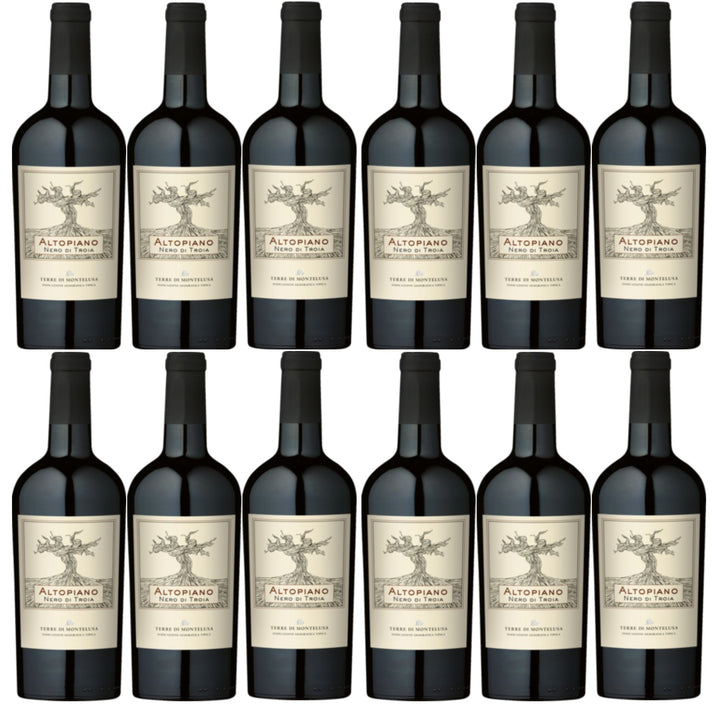 Terre di Montelusa Altopiano Nero di Troia Puglia red wine dry IGT Italy (12 x 0.75l)