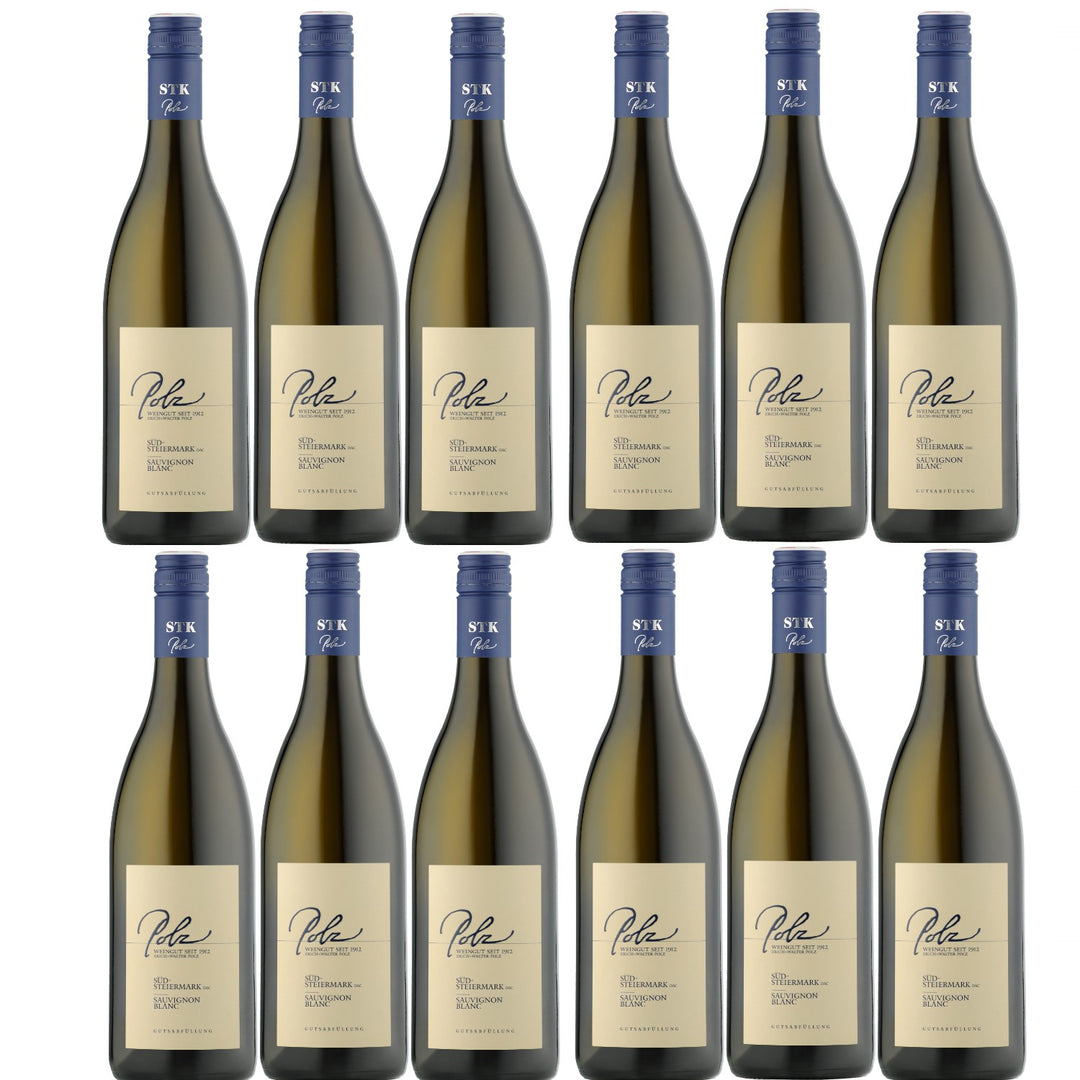 Weingut Polz Sauvignon Blanc Südsteiermark DAC Weißwein Wein trocken Österreich (12 x 0.75l)