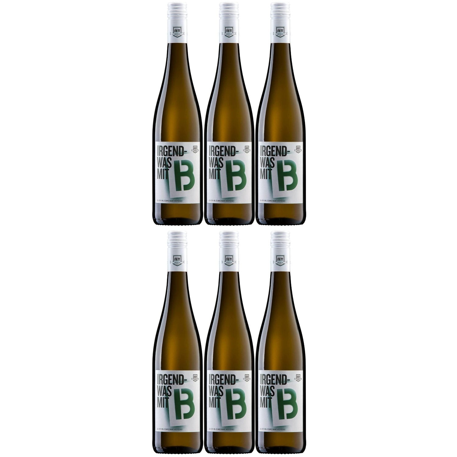 Weingut Bergdolt-Reif & Nett Irgendwas mit B Müller-Thurgau Kerner Gewürztraminer Weißwein restsüß weiß Deutschland (6 x 0,75l)