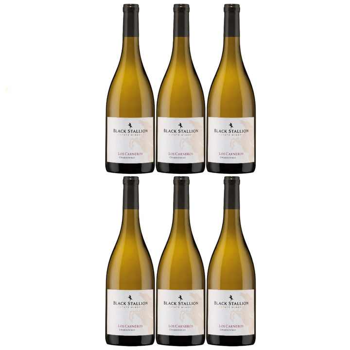 Black Stallion Estate Winery Chardonnay Weisswein Weiss trocken USA (6 x 0.75 l)