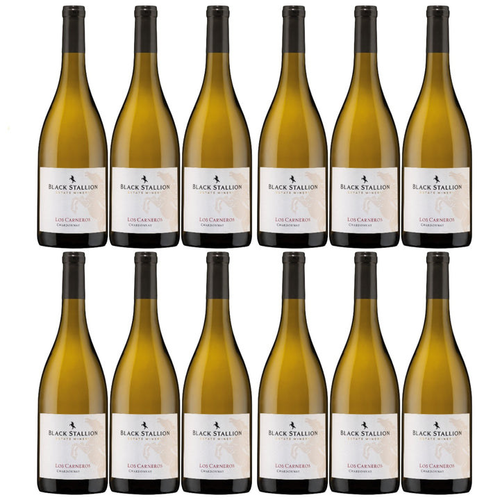 Black Stallion Estate Winery Chardonnay Weisswein Weiss trocken USA (12 x 0.75 l)