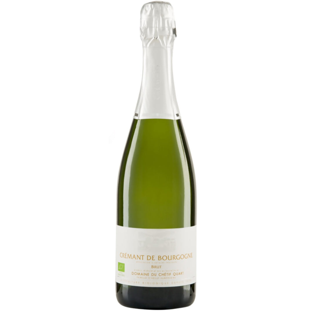 Domaine du Chétif Quart Crémant de Bourgogne AOP Brut Bio Schaumwein Frankreich (3 x 0,75l)
