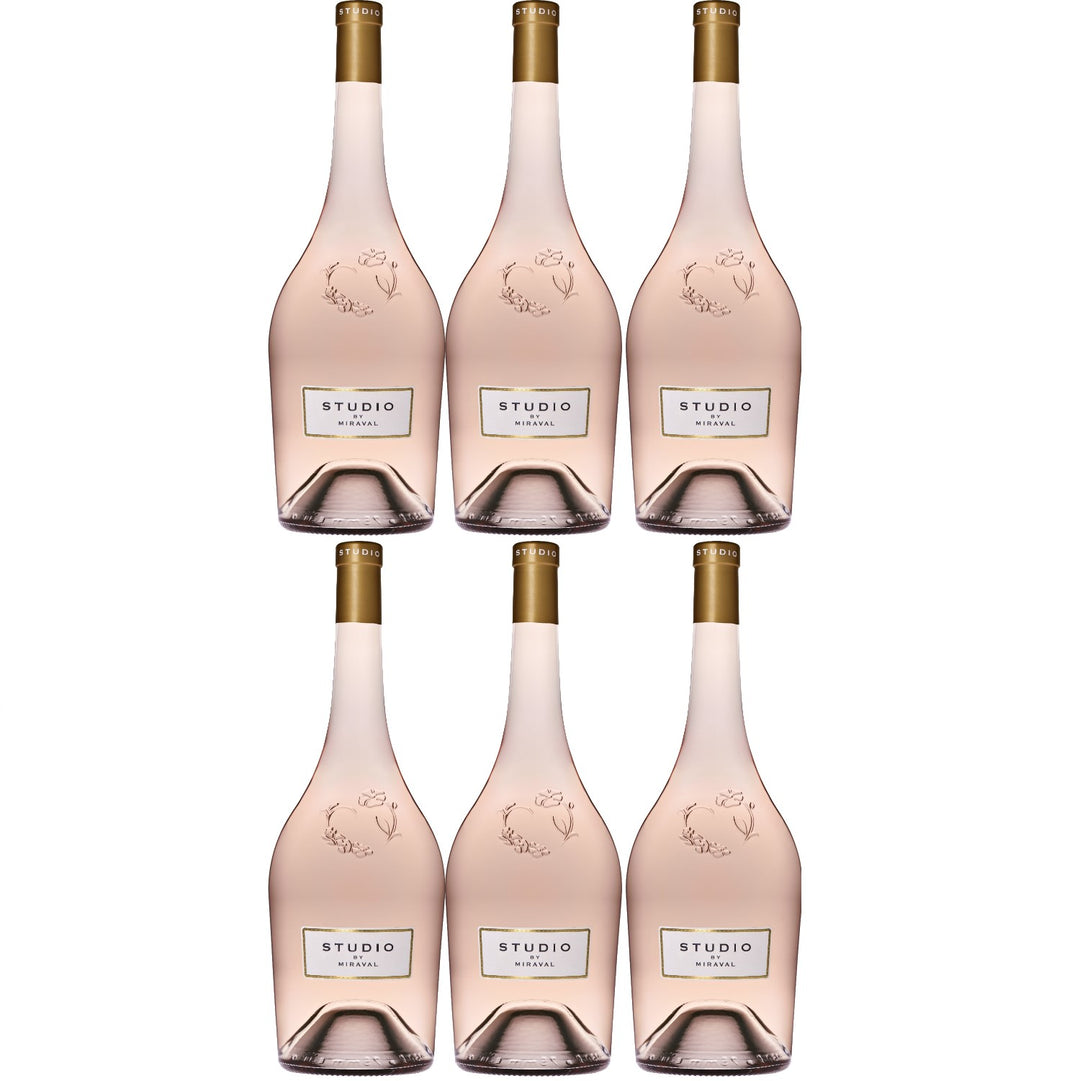 STUDIO by Miraval Rosé Méditerranée IGP Magnum Roséwein Wein trocken Frankreich (6 x 1.5l)
