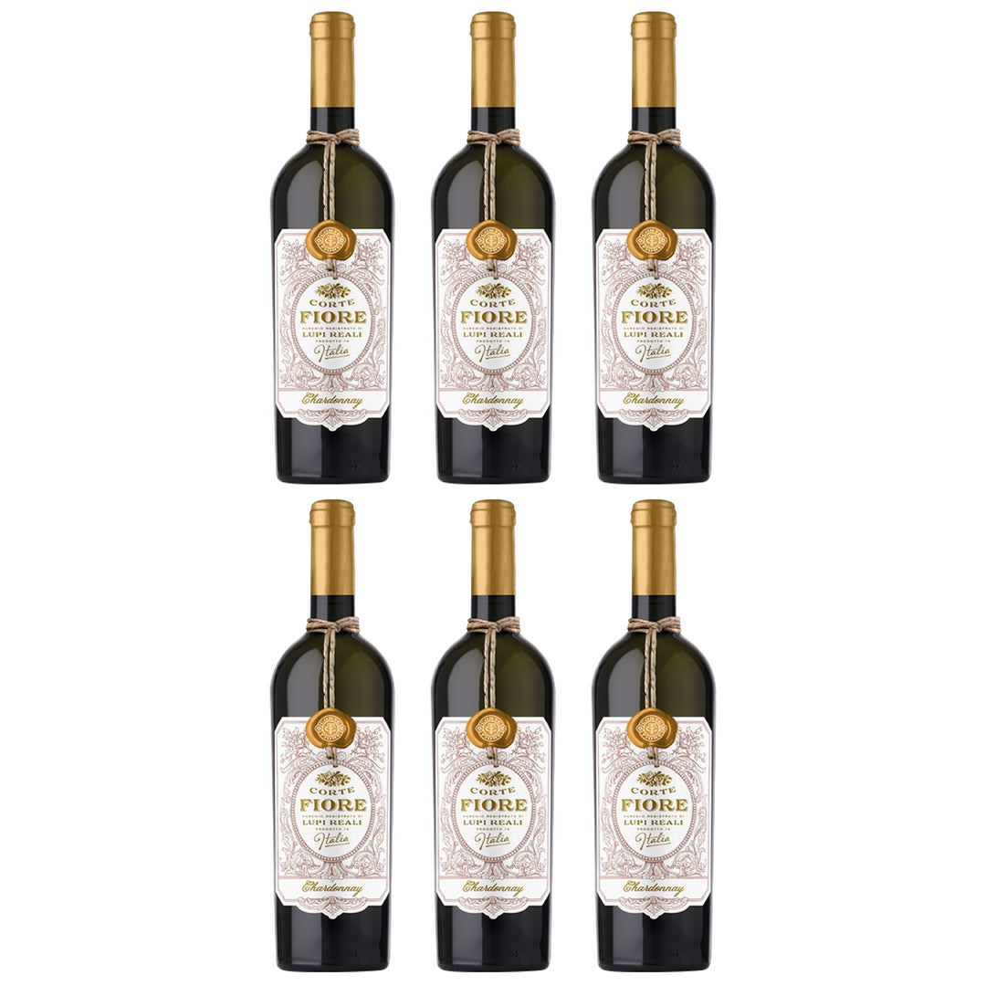 CORTE FIORE Chardonnay IGP BIO Weißwein Trocken Italien (6 x 0.75l)