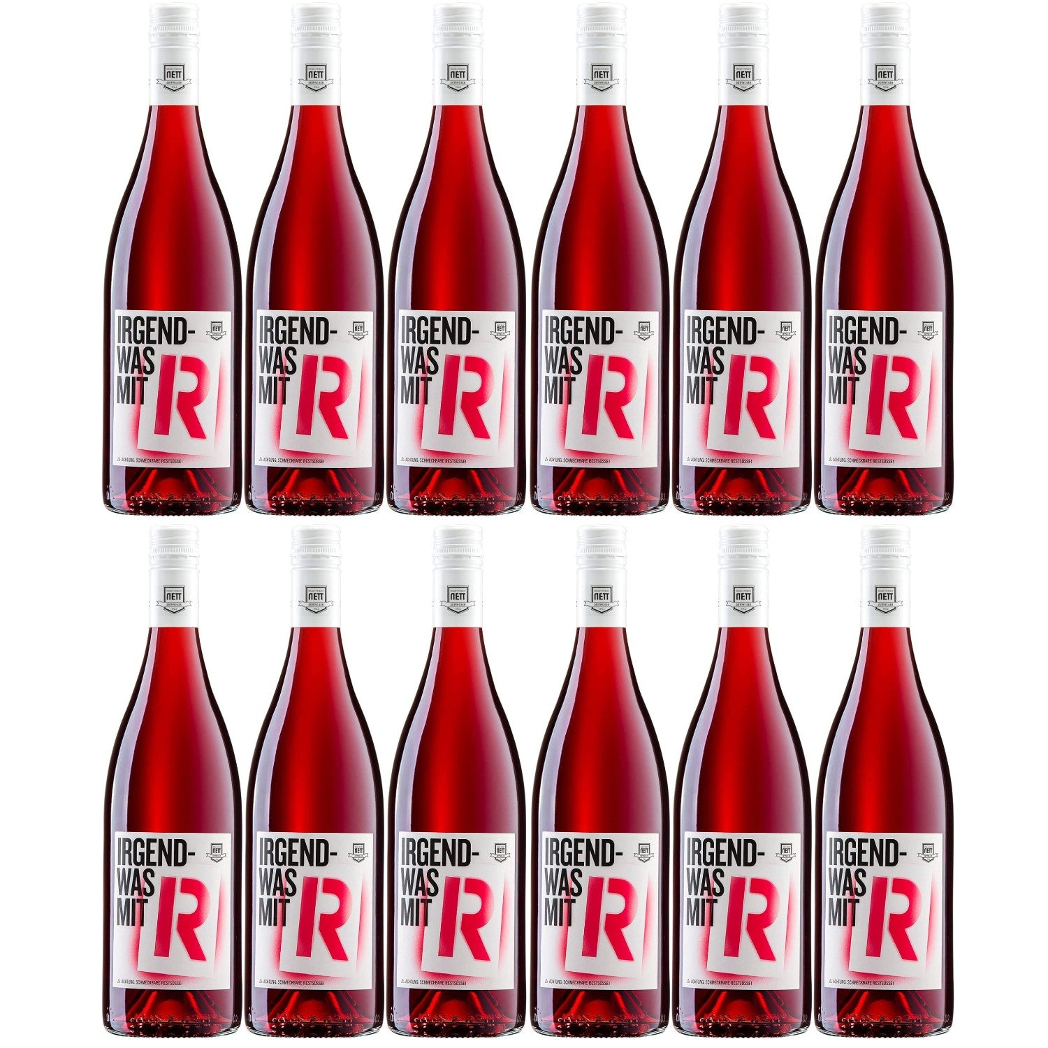 Weingut Bergdolt-Reif & Nett Irgendwas mit R Rosé Cuvee Rosé Dornfelder Spätburgunder Deutschland restsüß Roséwein (12 x 0,75l)