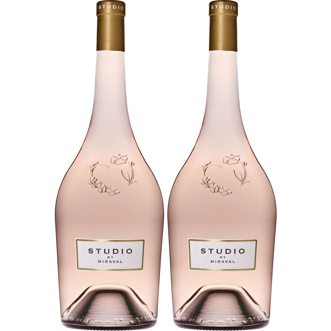 STUDIO by Miraval Rosé Méditerranée IGP Magnum Roséwein Wein trocken Frankreich (2 x 1.5l)