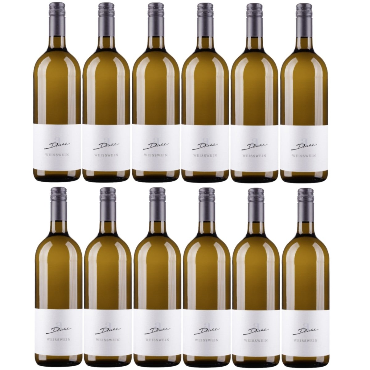 A. Diehl Weißwein Cuvée süss Pfalz Dt. Qualitätswein (12 x 1.0l) - Versanel -