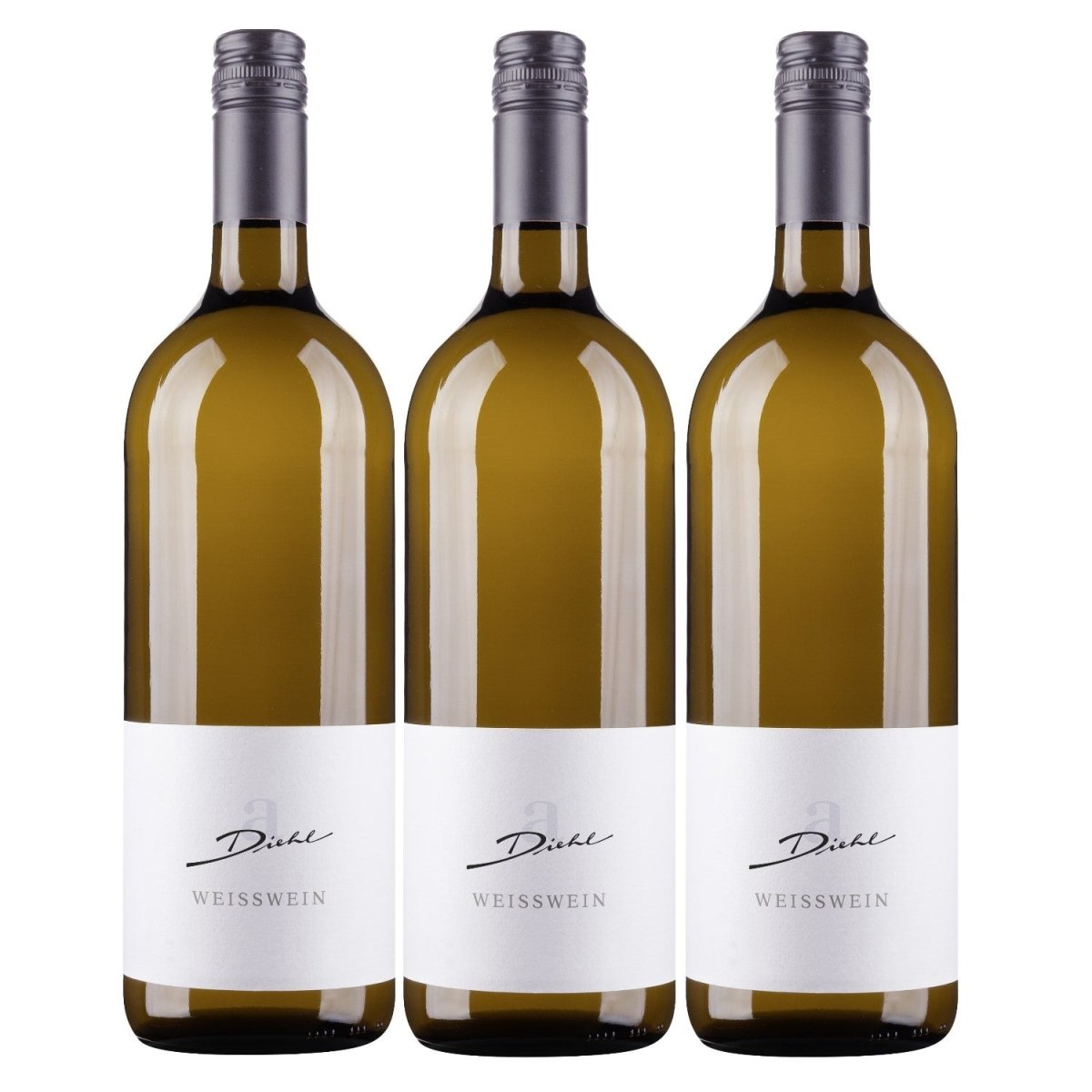 A. Diehl Weißwein Cuvée süss Pfalz Dt. Qualitätswein (3 x 1.0l) - Versanel -