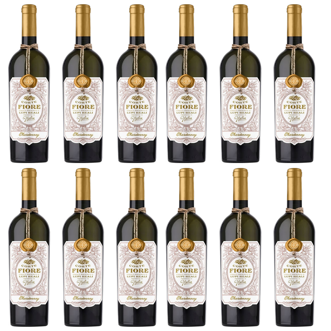 CORTE FIORE Chardonnay IGP BIO Weißwein Trocken Italien(12 x 0.75l)