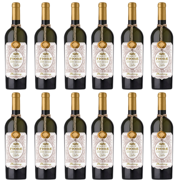 CORTE FIORE Chardonnay IGP BIO Weißwein Trocken Italien(12 x 0.75l)