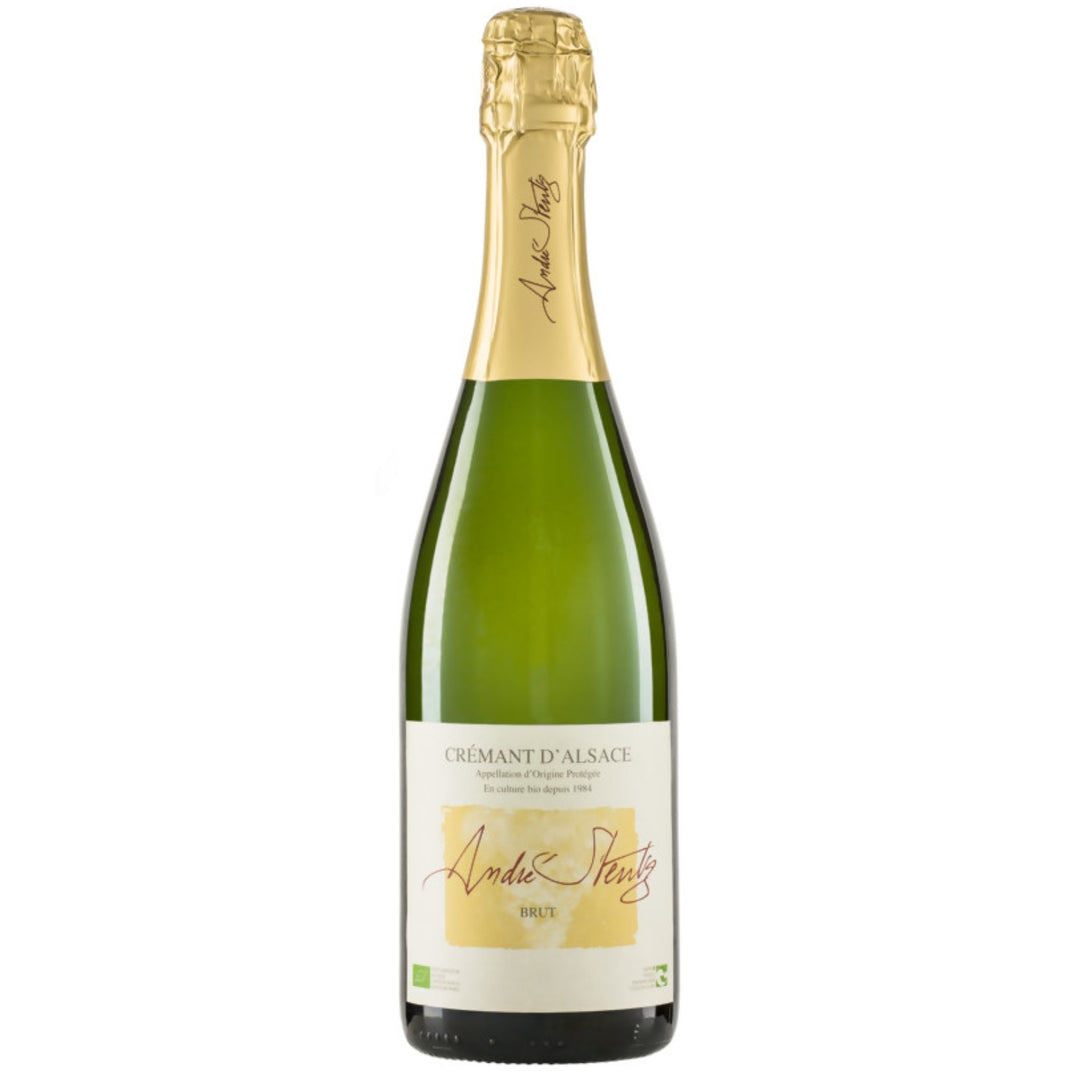 Domaine Stentz Crémant d'Alsace AOP Brut Bio Schaumwein Frankreich (6 x 0,75l)