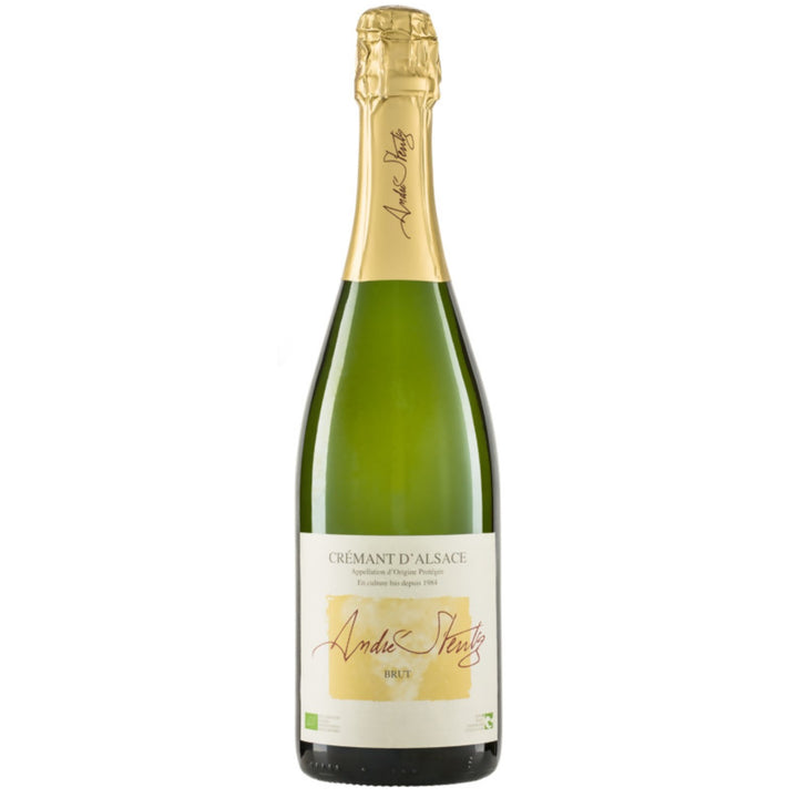 Domaine Stentz Crémant d'Alsace AOP Brut Bio Schaumwein Frankreich (6 x 0,75l)