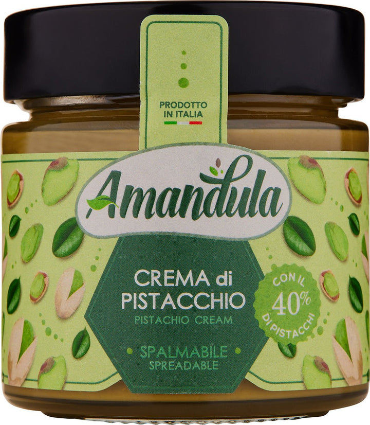 Amandula Crema di Pistacchio Feine Pistaziencreme Italien (6 x 210g) - Versanel - 