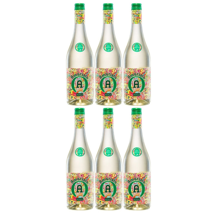 Anecoop Bodegas Amatista Moscato Blanco Frizzante Lieblich Weißwein Spanien (6 x 0,75 l) - Versanel - 