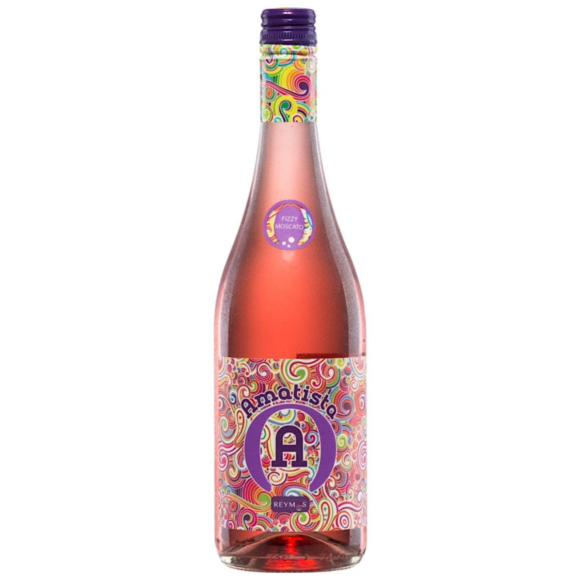 Anecoop Bodegas Amatista Moscato Rosado Frizzante Lieblich Roséwein Spanien (12 x 0,75 l) - Versanel - 