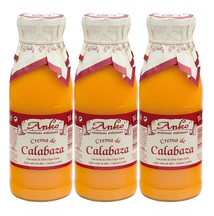 Anko Crema de Calabaza Kürbissuppe Spanien (3 x 500ml) - Versanel - 