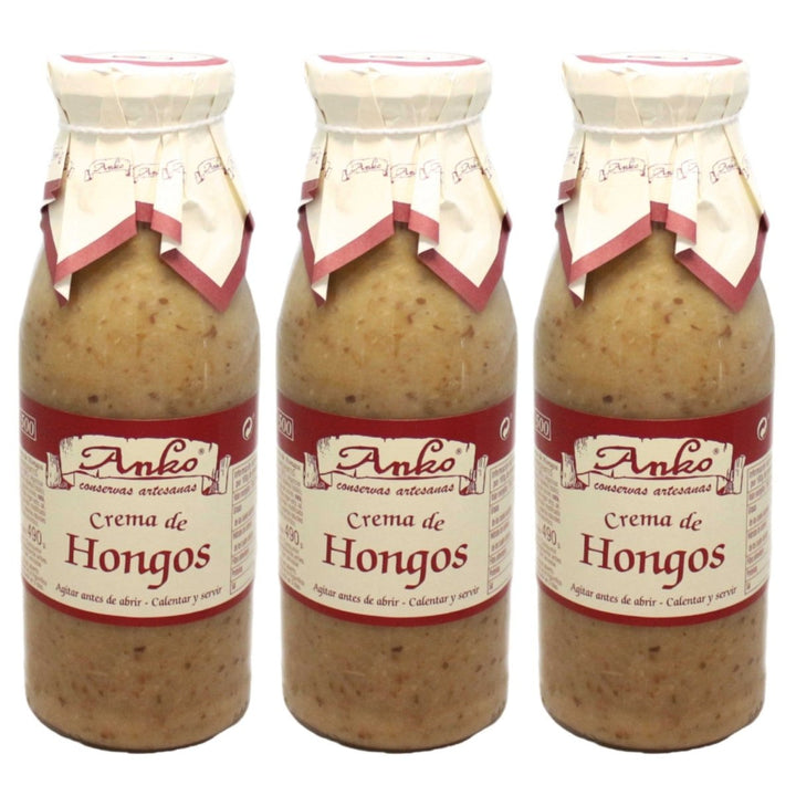 Anko Crema de Hongos Steinpilzsuppe Spanien (3 x 500ml) - Versanel - 