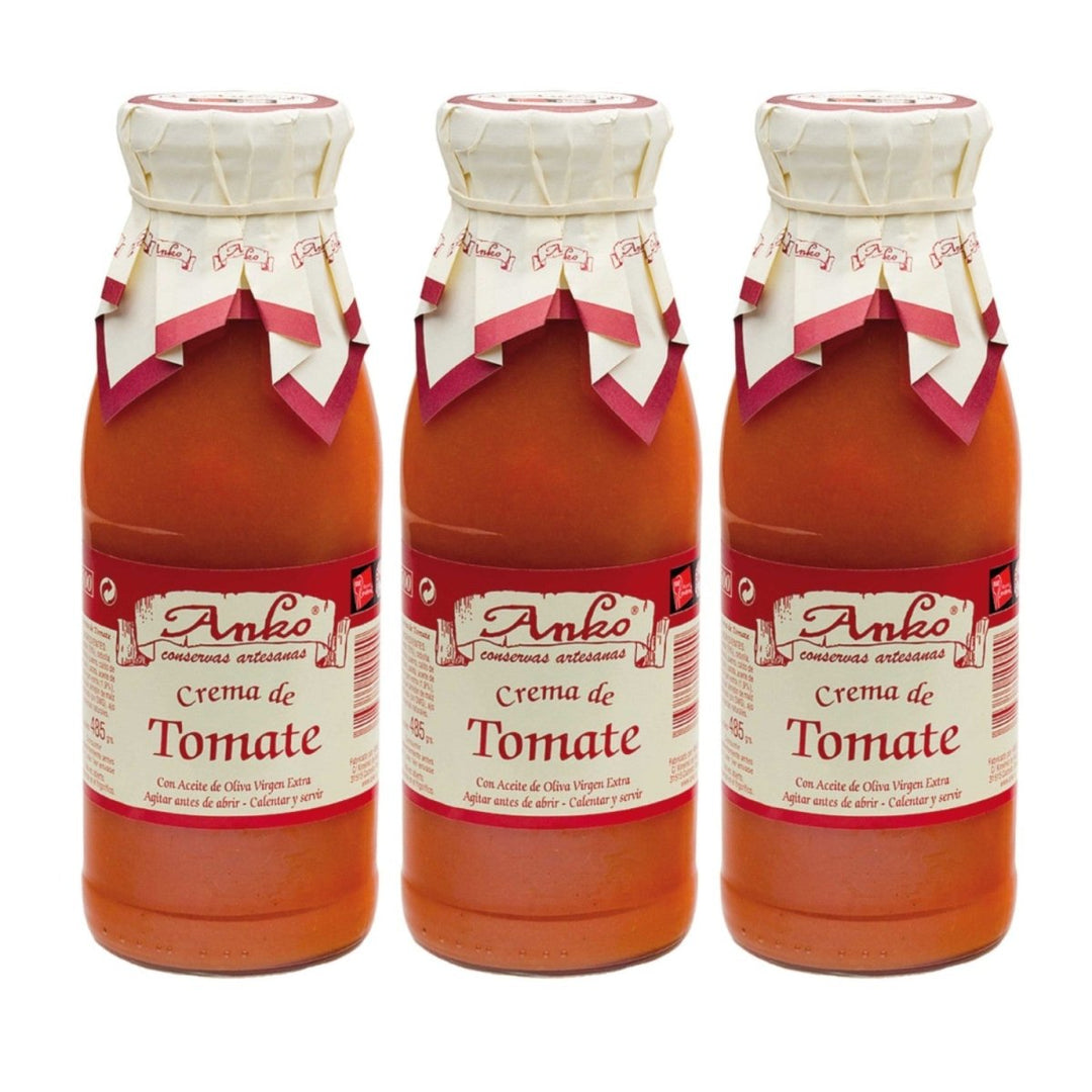 Anko Crema de Tomate Tomatensuppe Spanien (3 x 500ml) - Versanel - 