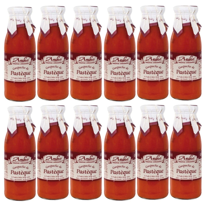 Anko Gazpacho de Pasteque Tomaten mit Wassermelone Spanien (12 x 500ml) - Versanel - 