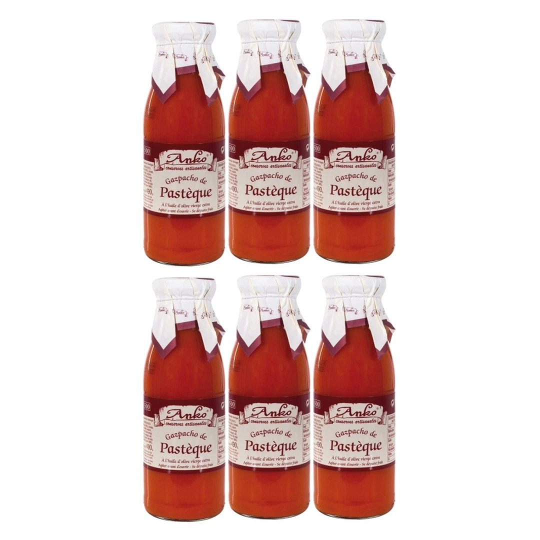 Anko Gazpacho de Pasteque Tomaten mit Wassermelone Spanien (6 x 500ml) - Versanel - 