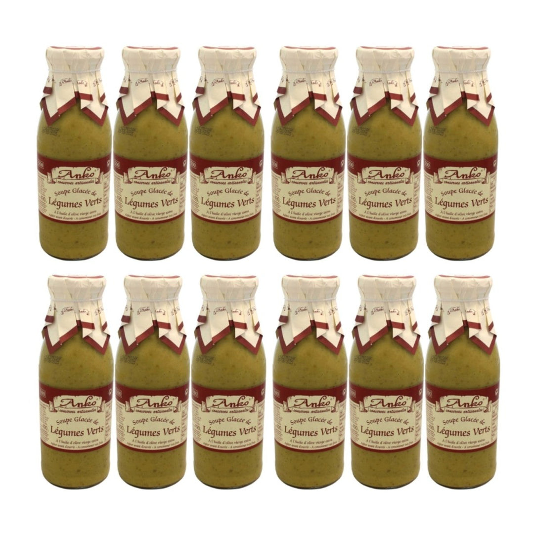 Anko Soupe Glacee de Legumes Verts grüne Gemüsesuppe Spanien (12 x 500ml) - Versanel - 