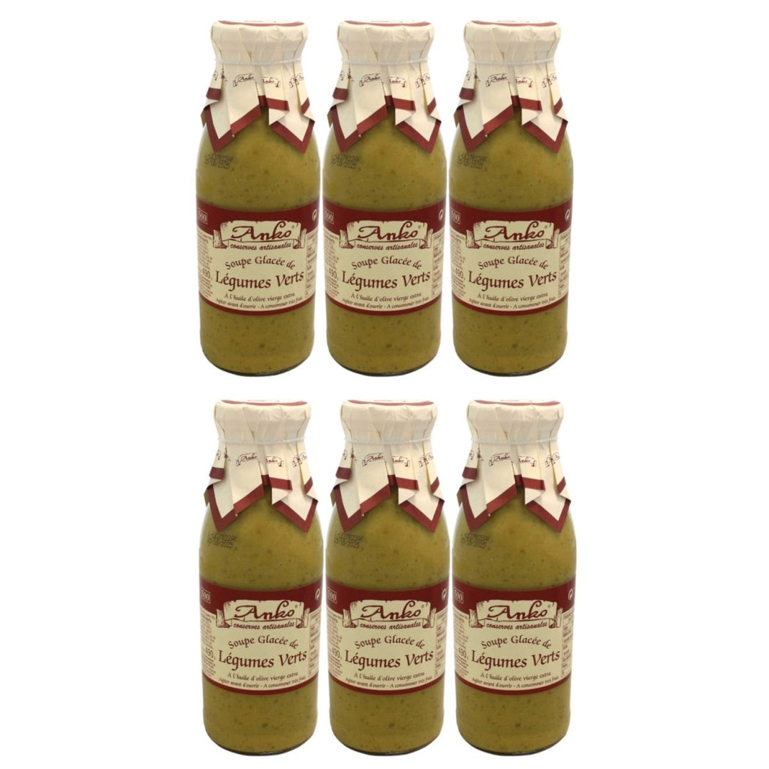Anko Soupe Glacee de Legumes Verts grüne Gemüsesuppe Spanien (6 x 500ml) - Versanel - 