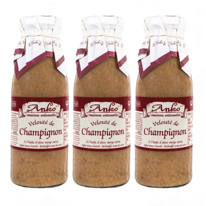 Anko Veloute de Champignon Pilzsuppe Spanien (3 x 500ml) - Versanel - 