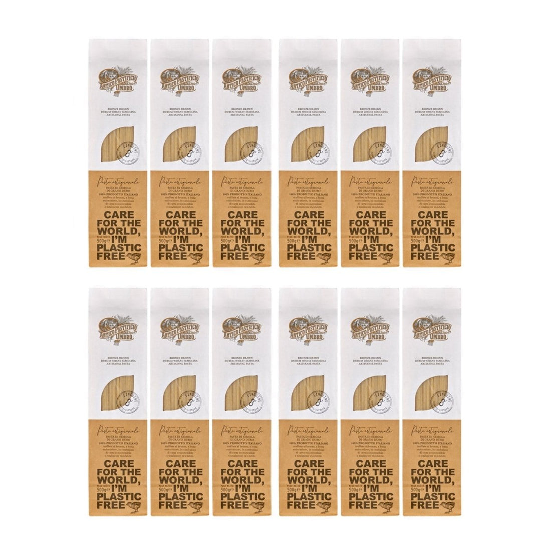 Antico Pastifico Umbro Linguine Italien (12 x 500 g) - Versanel - 