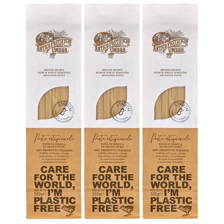 Antico Pastifico Umbro Linguine Italien (3 x 500 g) - Versanel - 