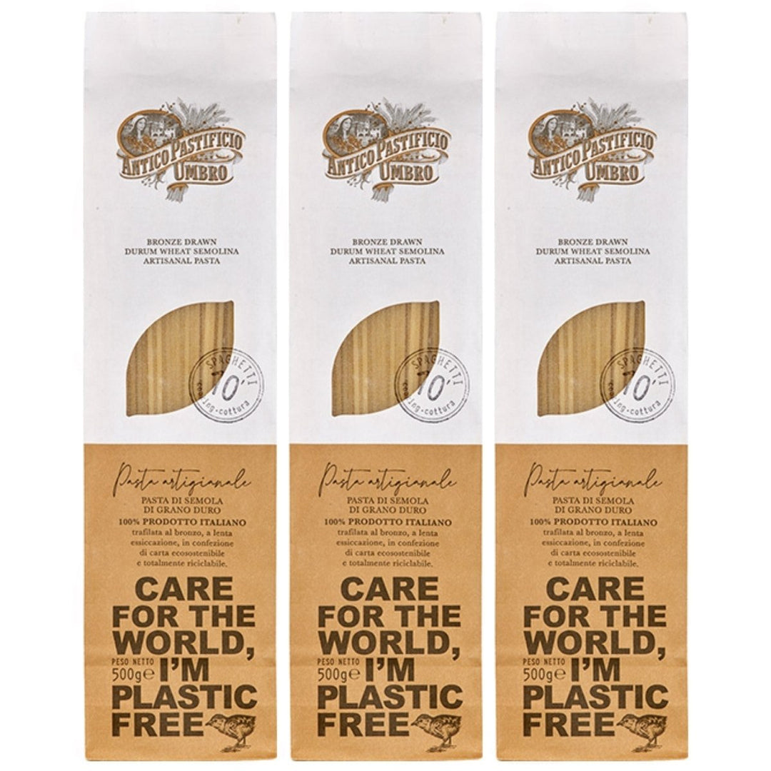 Antico Pastifico Umbro Spaghetti Italien (3 x 500 g) - Versanel - 