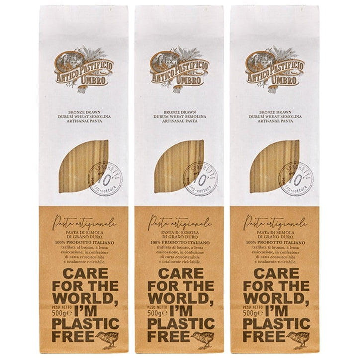Antico Pastifico Umbro Spaghetti Italien (3 x 500 g) - Versanel - 
