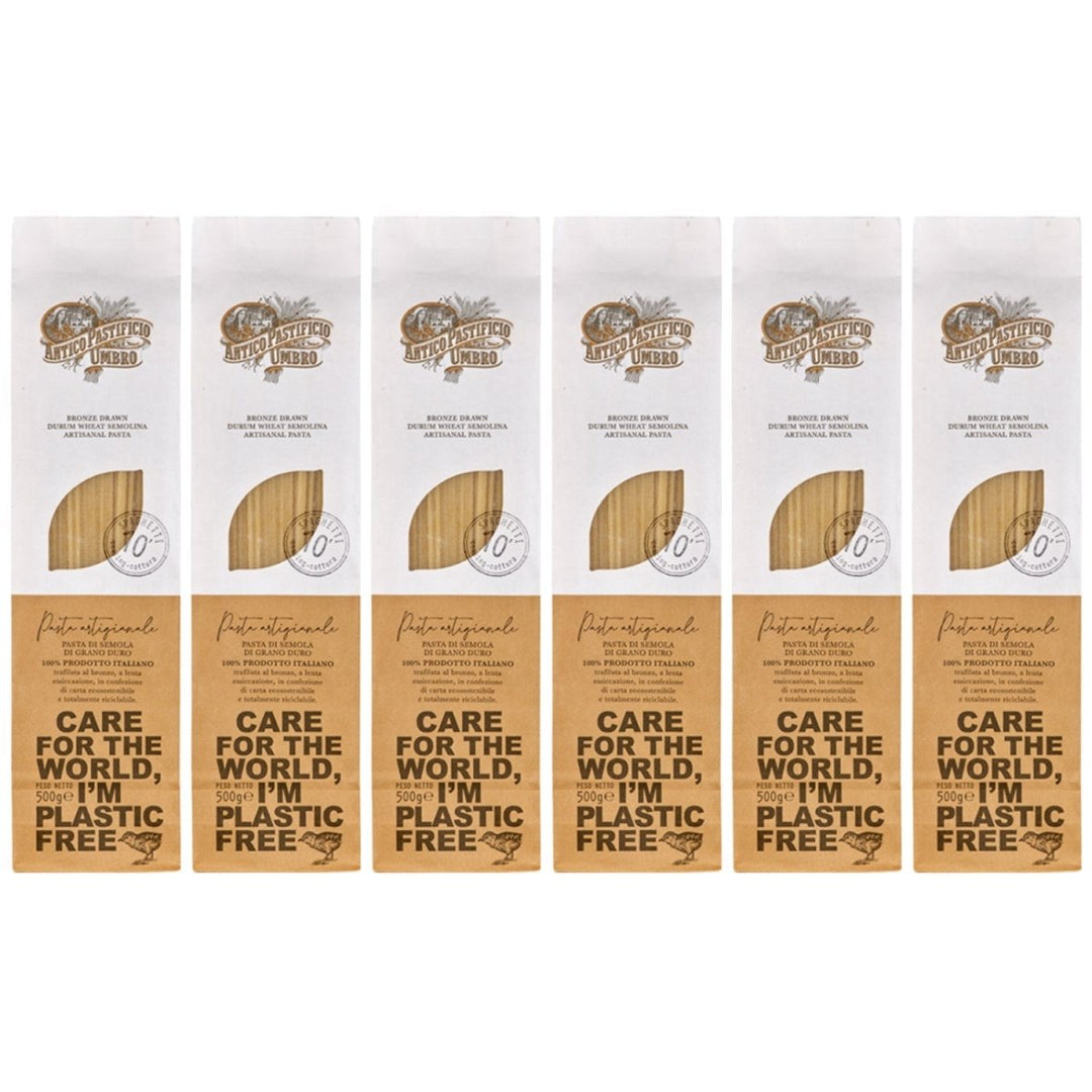 Antico Pastifico Umbro Spaghetti Italien (6 x 500 g) - Versanel - 