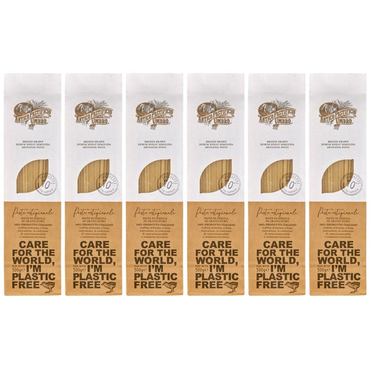 Antico Pastifico Umbro Spaghetti Italien (6 x 500 g) - Versanel - 