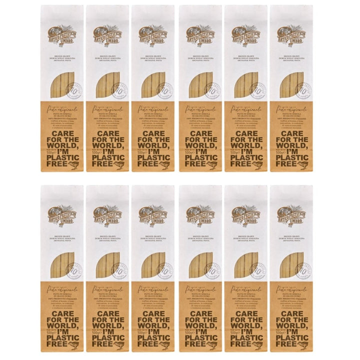 Antico Pastifico Umbro Tagliatelle Italien (12 x 500 g) - Versanel - 