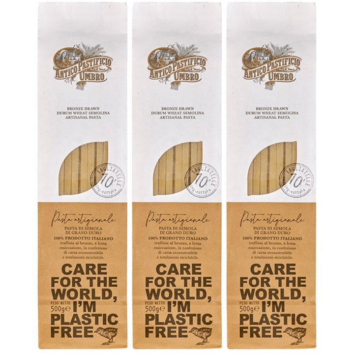 Antico Pastifico Umbro Tagliatelle Italien (3 x 500 g) - Versanel - 
