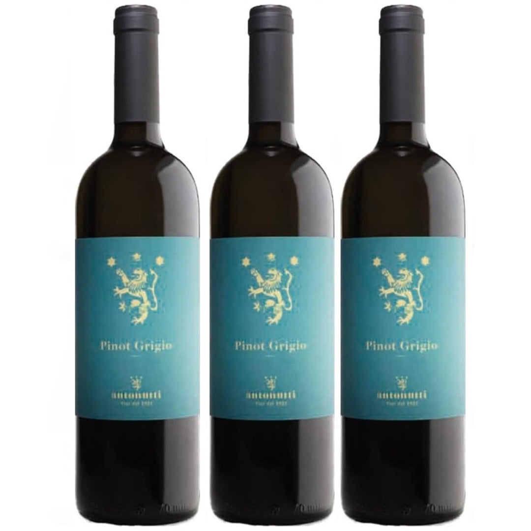Antonutti Pinot Grigio Weißwein weiß trocken Friaul Italien (3 x 0,75l) - Versanel - Wein
