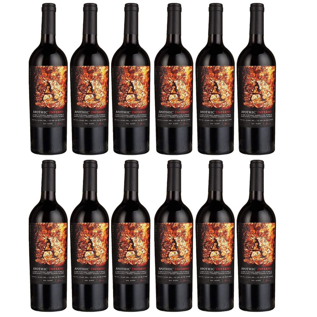 Apothic Inferno Rotwein Cuvée Wein trocken Kalifornien (12 x 0.75l) - Versanel - Wein