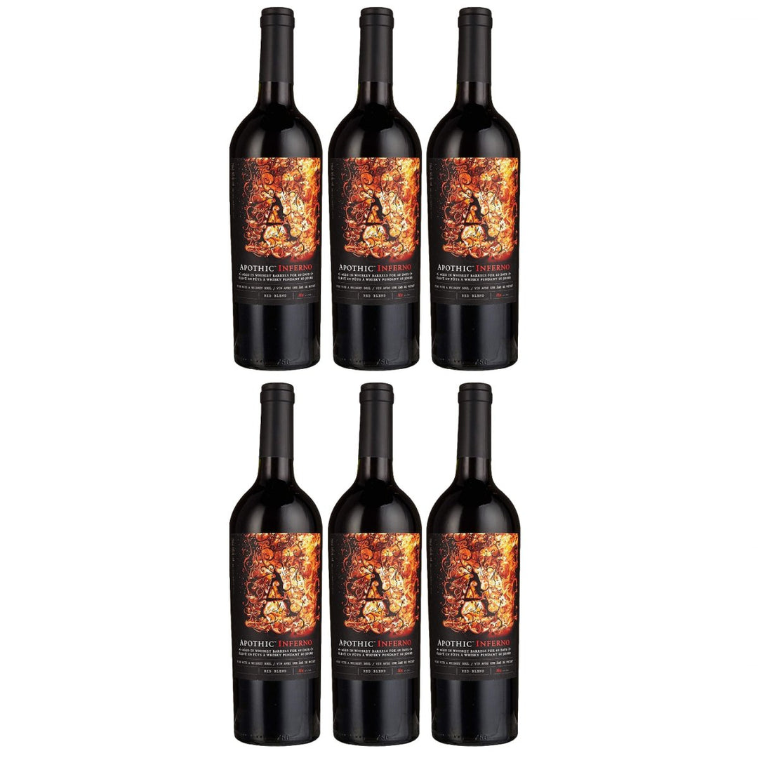 Apothic Inferno Rotwein Cuvée Wein trocken Kalifornien (6 x 0.75l) - Versanel - Wein