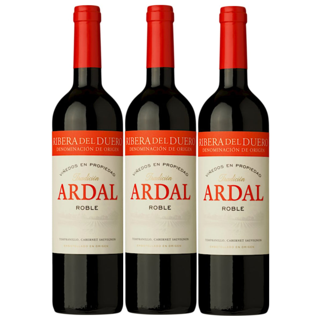 Ardal Tradición Tempranillo - Weingut Bodegas Balbas, Ribera del Duero - Rotwein (3 x 0,75l) - Versanel - 